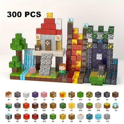 Colorful Magnetic Building Blocks Toy Set for Children