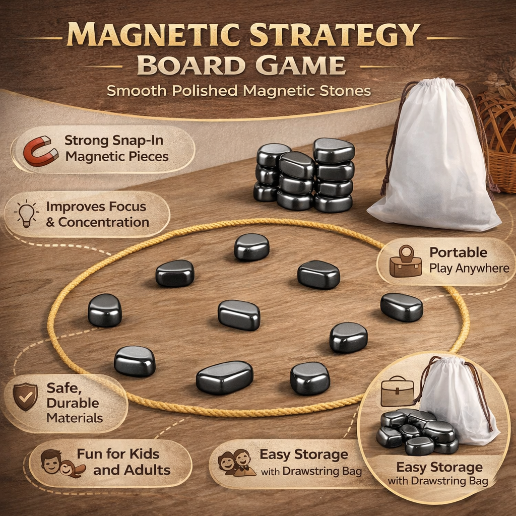 Interactive Magnetic Board Game for Family Play