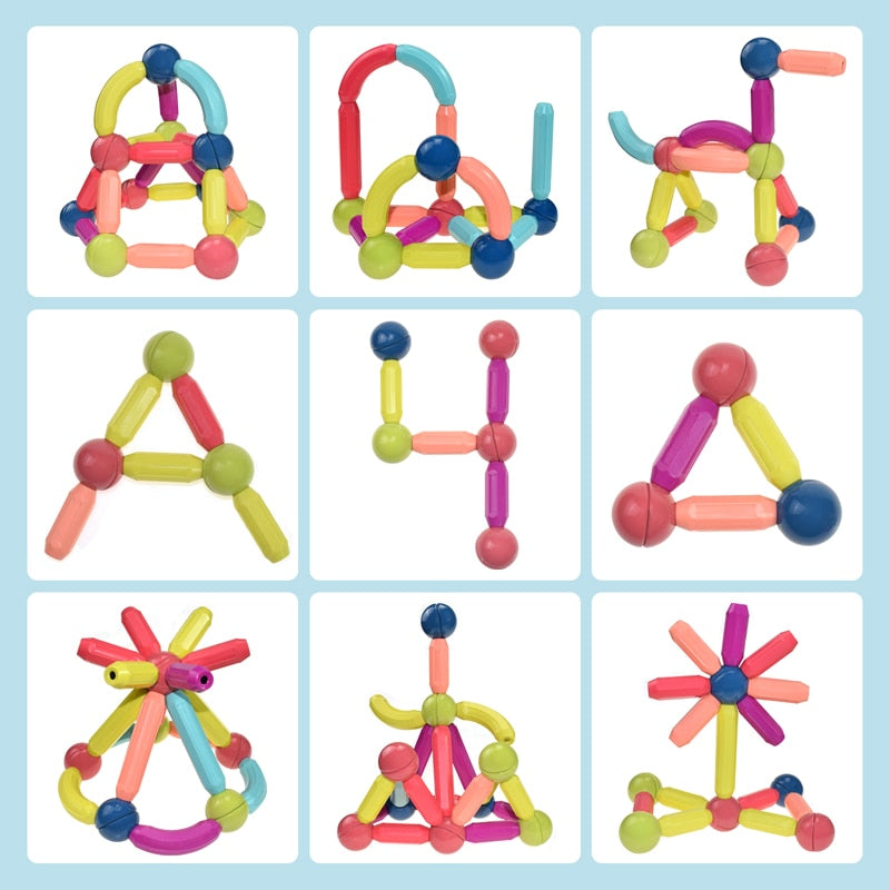 Magnetic Building Blocks - MagnaMaster 5