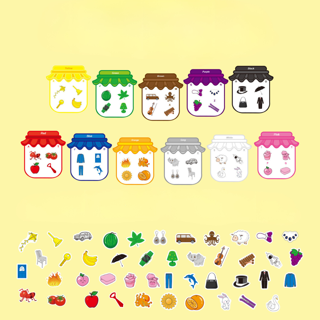 Magnetic Learning Stickers - KleurKlub 2