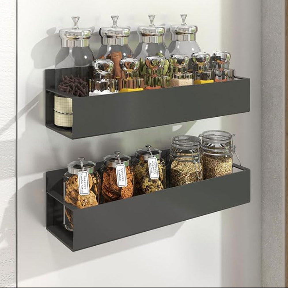 Strong Magnetic Spice Holder Fridge Wall Mount Storage