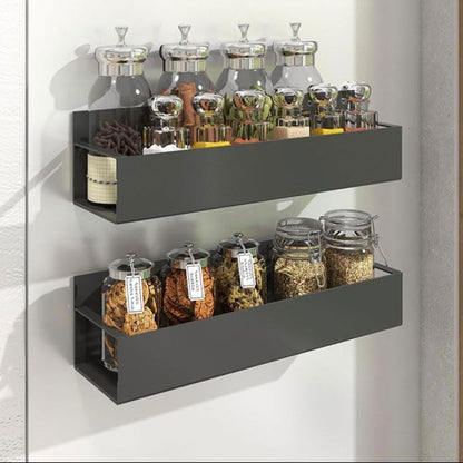Strong Magnetic Spice Holder Fridge Wall Mount Storage