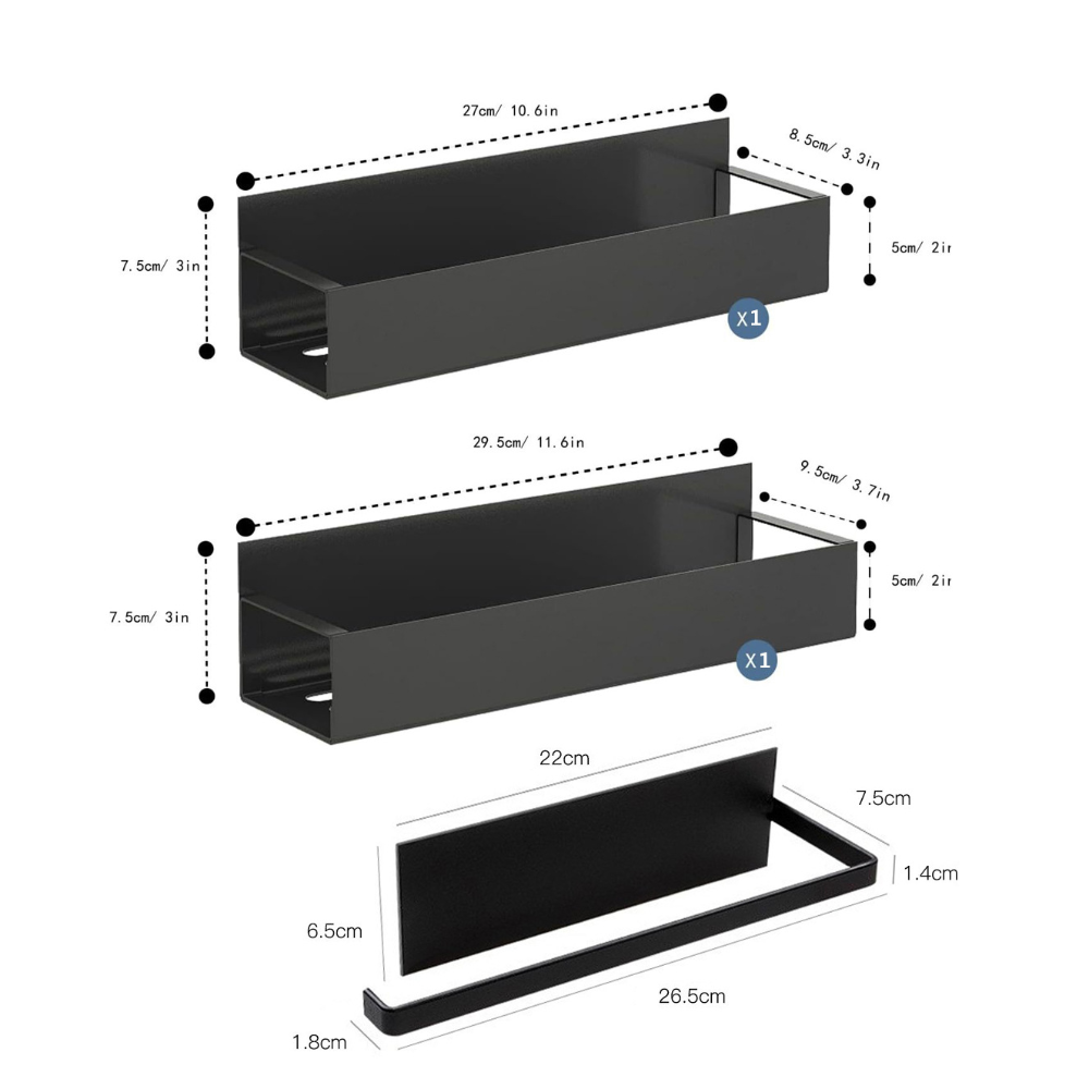 Strong Magnetic Spice Holder Fridge Wall Mount Storage