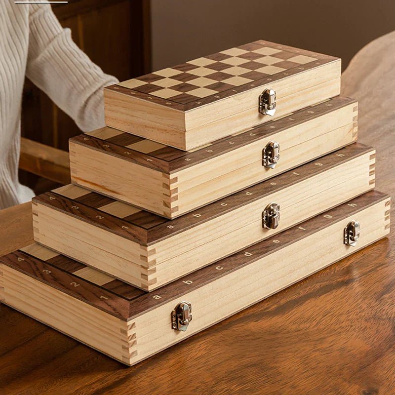 Magnetica | Compact Portable Magnetic Wooden Chess Set 3