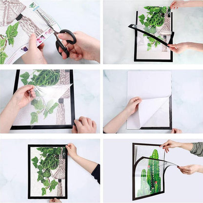Magnetic Picture Frame 30x40cm Durable PVC Easy to Attach 3