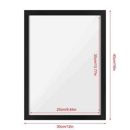 Magnetic Picture Frame 30x40cm Durable PVC Easy to Attach 4