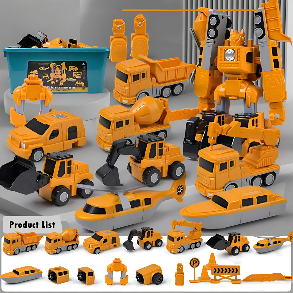 Fun Building Truck Transforming Play Set
