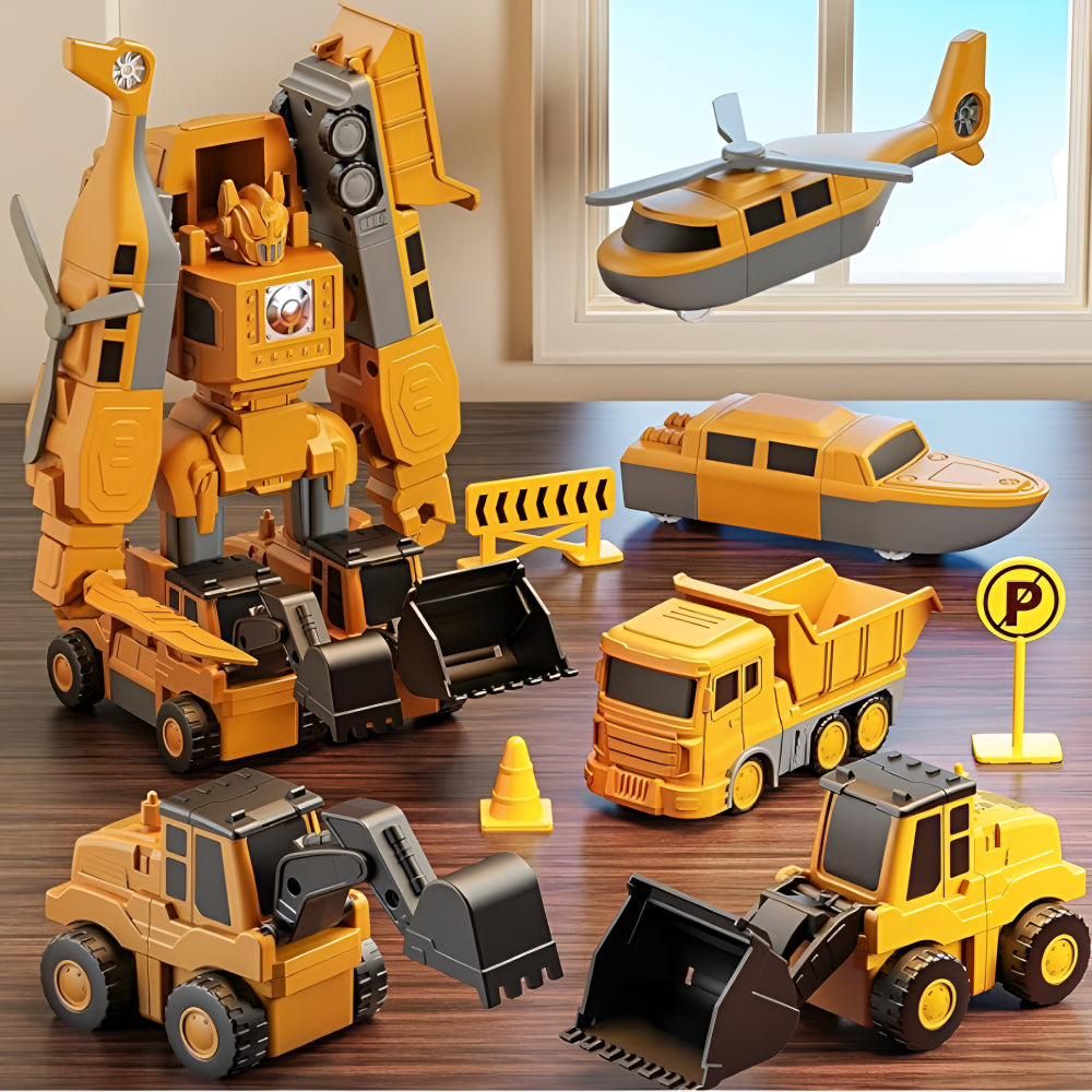 Fun Building Truck Transforming Play Set