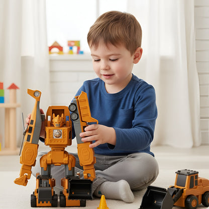 Fun Building Truck Transforming Play Set - Lusomart