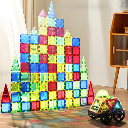 Magnetische Tegels Bouw Speelgoed Creatieve Ontwikkeling Niet-giftig Kunststof 2