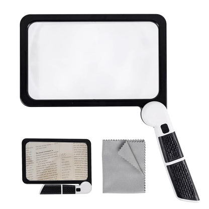 MagniView | LED Full-Page Magnifier with 5X Zoom for Reading & Detail Work 2