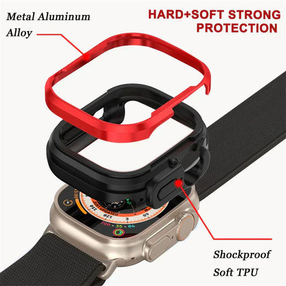 Durable Metal Cover for Apple Watch