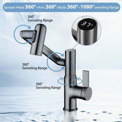 Touchless Electronic Kitchen Sink Faucet