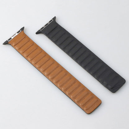 Strong Magnetic Genuine Leather Watch Strap