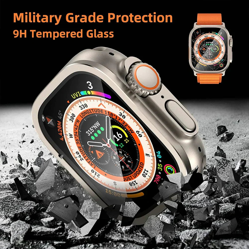 Strong Glass Screen Protector with Metal Frame