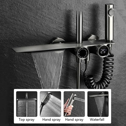 Luxury Wall Mount Bath Shower System