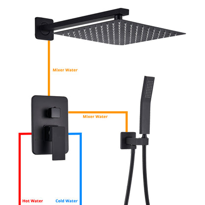 Stylish 3 Piece Bathroom Shower Set