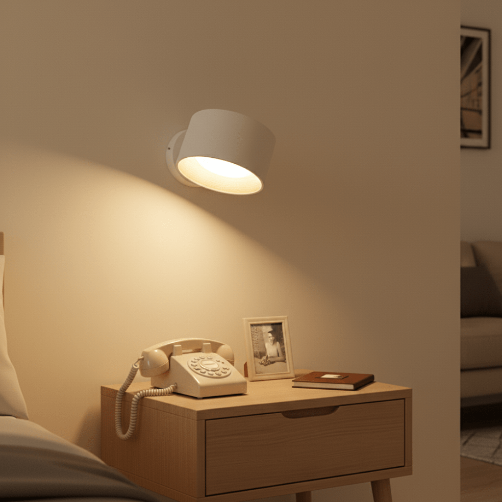Smart LED Wall Lamp with Remote Control and Dimmer