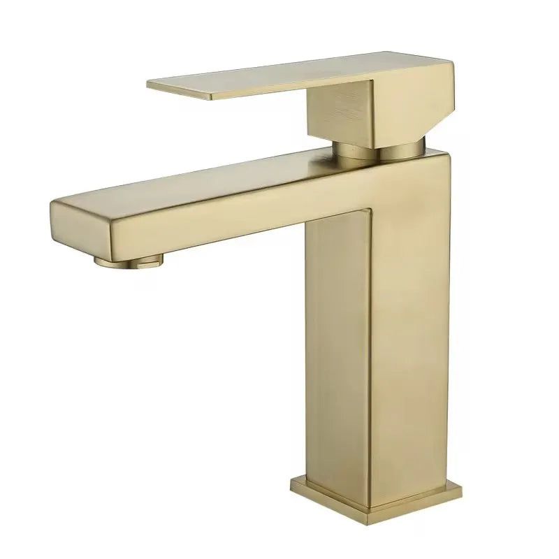 Contemporary Single Handle Bathroom Sink Faucet