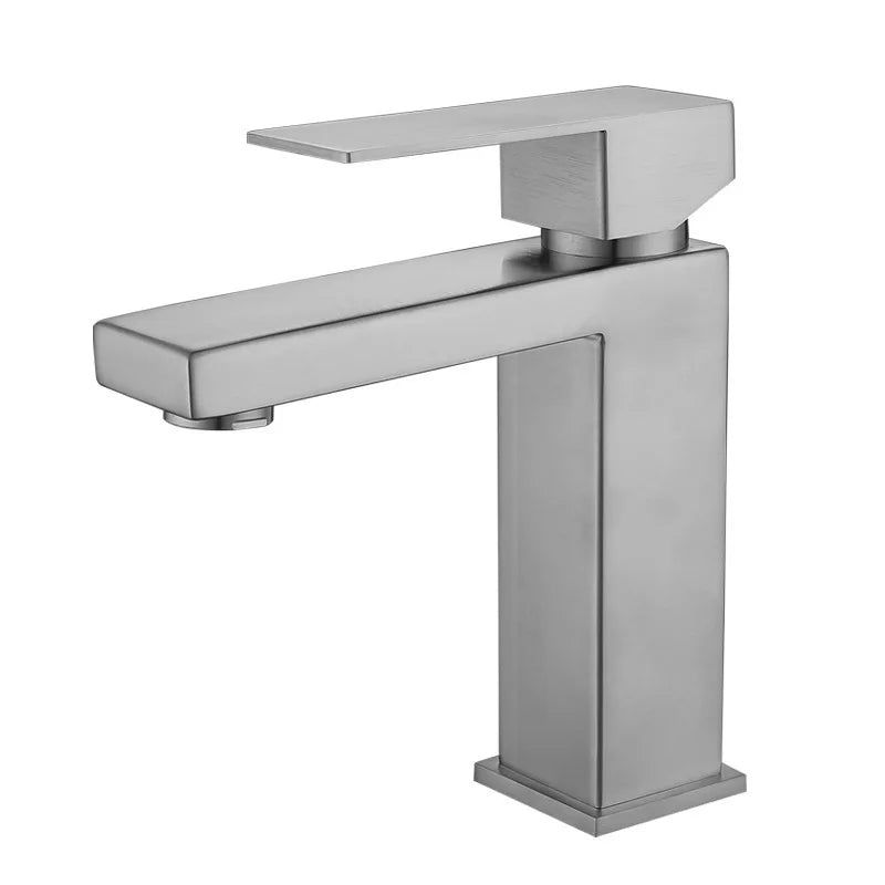 Contemporary Single Handle Bathroom Sink Faucet