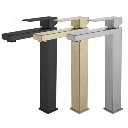 Contemporary Single Handle Bathroom Sink Faucet