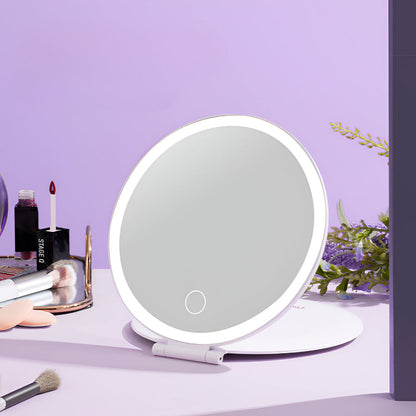 Portable LED Lighted Travel Makeup Mirror