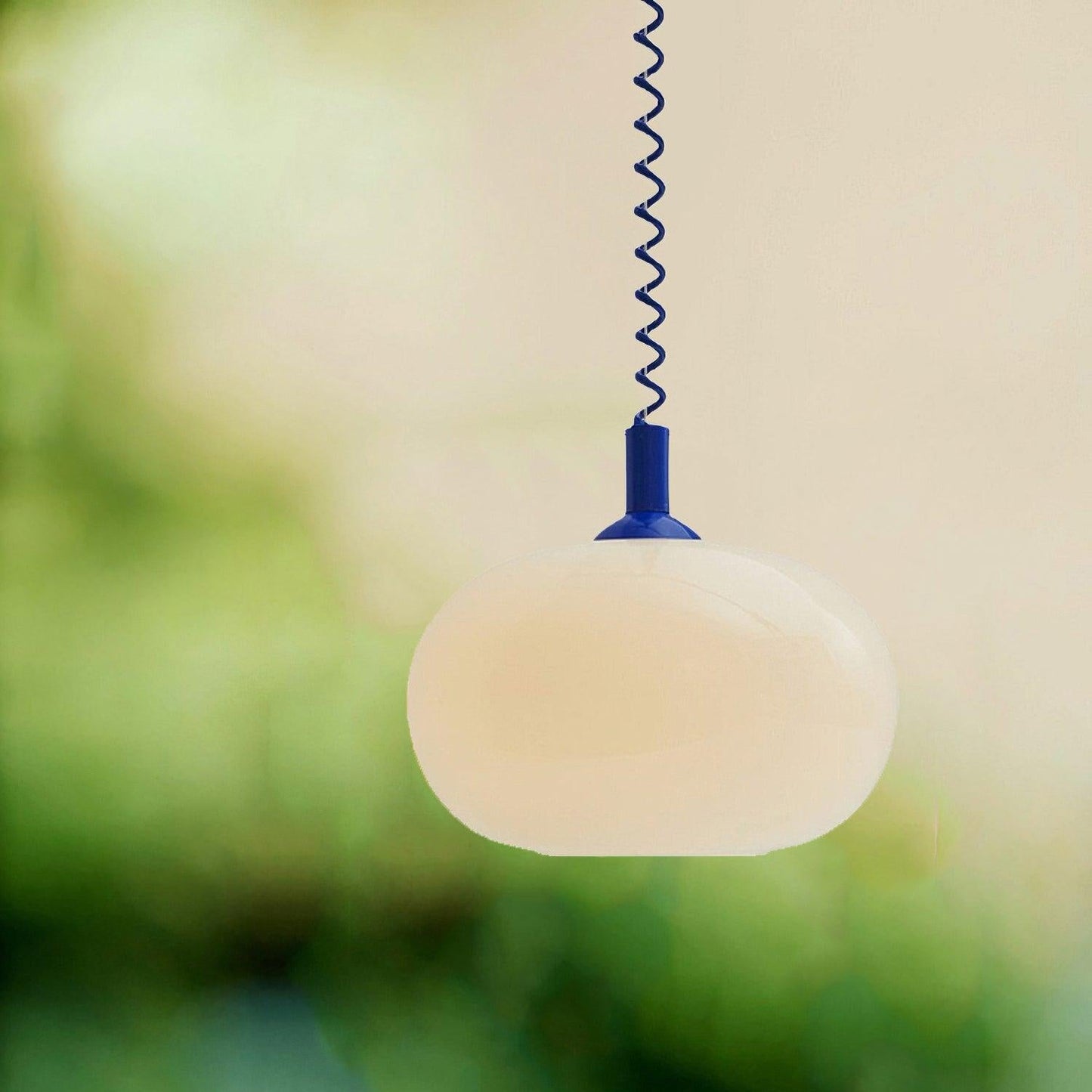 Vibrant Spring Hanging Metal Lamp