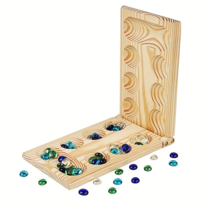 Mancala Deluxe Board Game - BrainStones 4