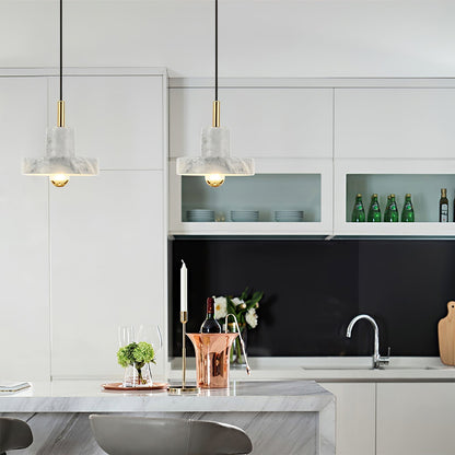 Luxury White LED Hanging Light