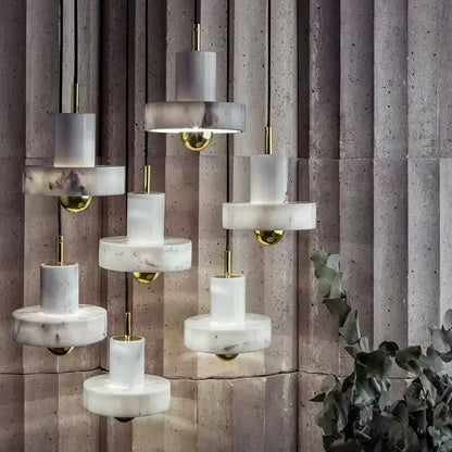 Luxury White LED Hanging Light