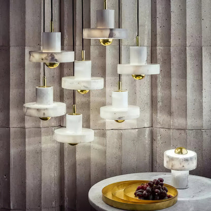 Luxury White LED Hanging Light