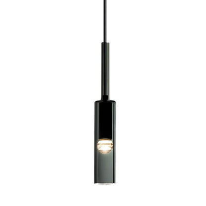 Sleek Grey Glass Drop Pendant Light - Lusomart