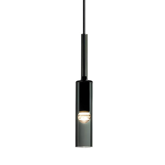 Sleek Grey Glass Drop Pendant Light - Lusomart