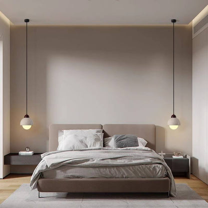 Natural Stone Dome Pendant Lighting