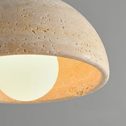 Natural Stone Dome Pendant Lighting
