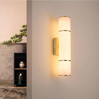 Sleek Stone Wall Light with Contemporary Design - Lusomart