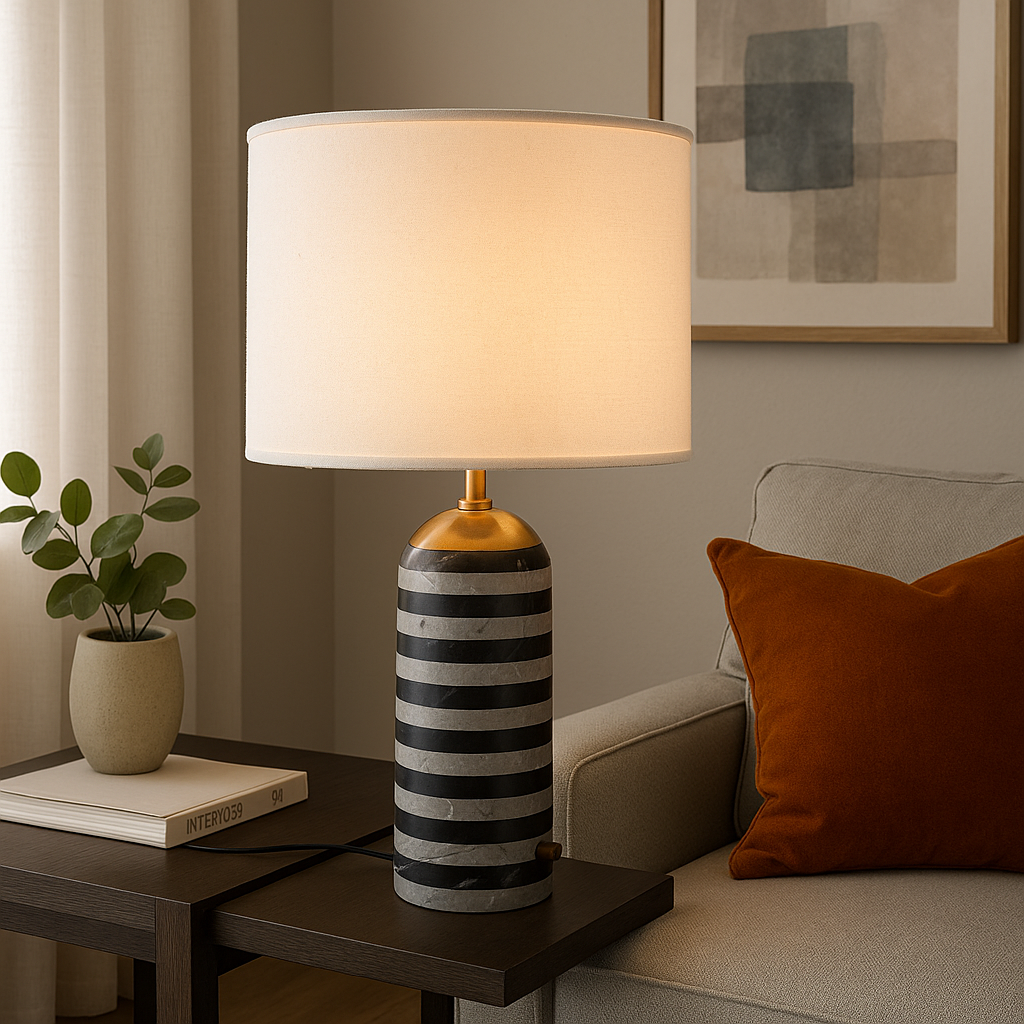 Luxury Modern Glass Table Lamp - Lusomart