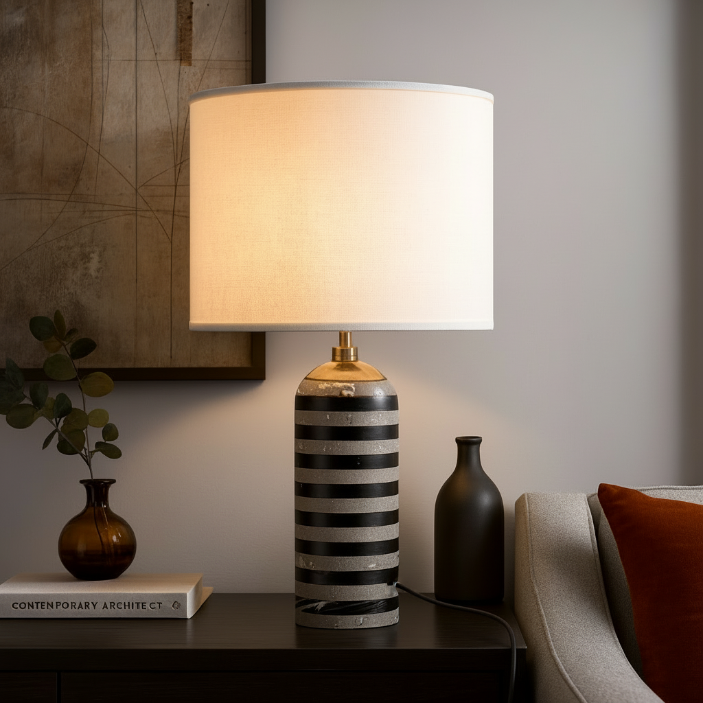MarbleElegance | Contemporary Sophisticated Table Lamp Design 2