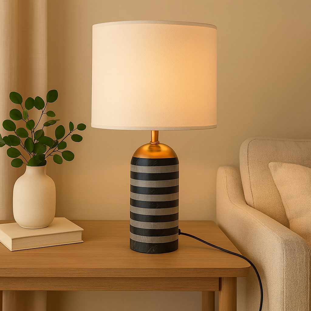 MarbleElegance | Contemporary Sophisticated Table Lamp Design 3