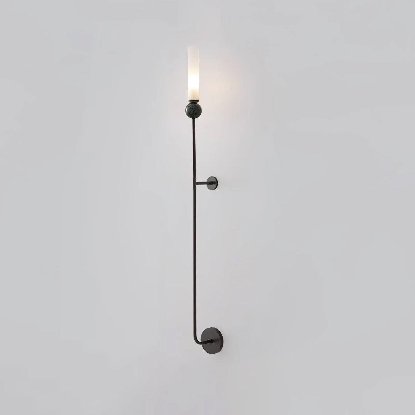 MarbleGlow | Elegant Brass Wall Sconce Lighting with Acrylic Shade 11