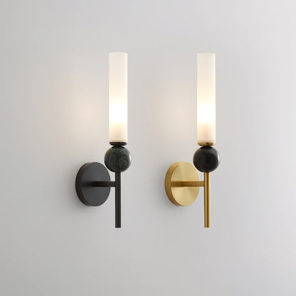 MarbleGlow | Elegant Brass Wall Sconce Lighting with Acrylic Shade 7