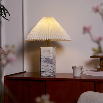 MarbleGlow | Elegant Contemporary LED Table Lamp for Home Décor 2