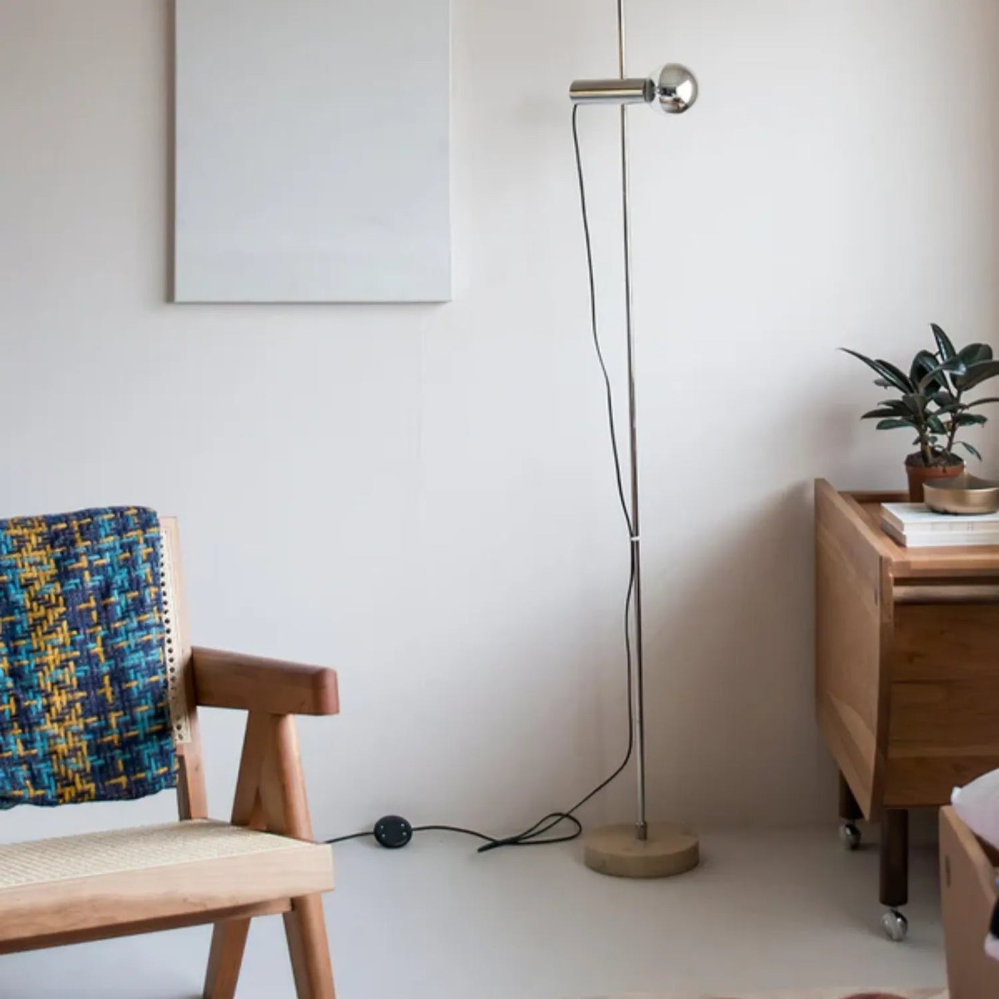 MarbleGlow | Elegant Modern Arc Floor Lamp with Curved Steel Accent 5