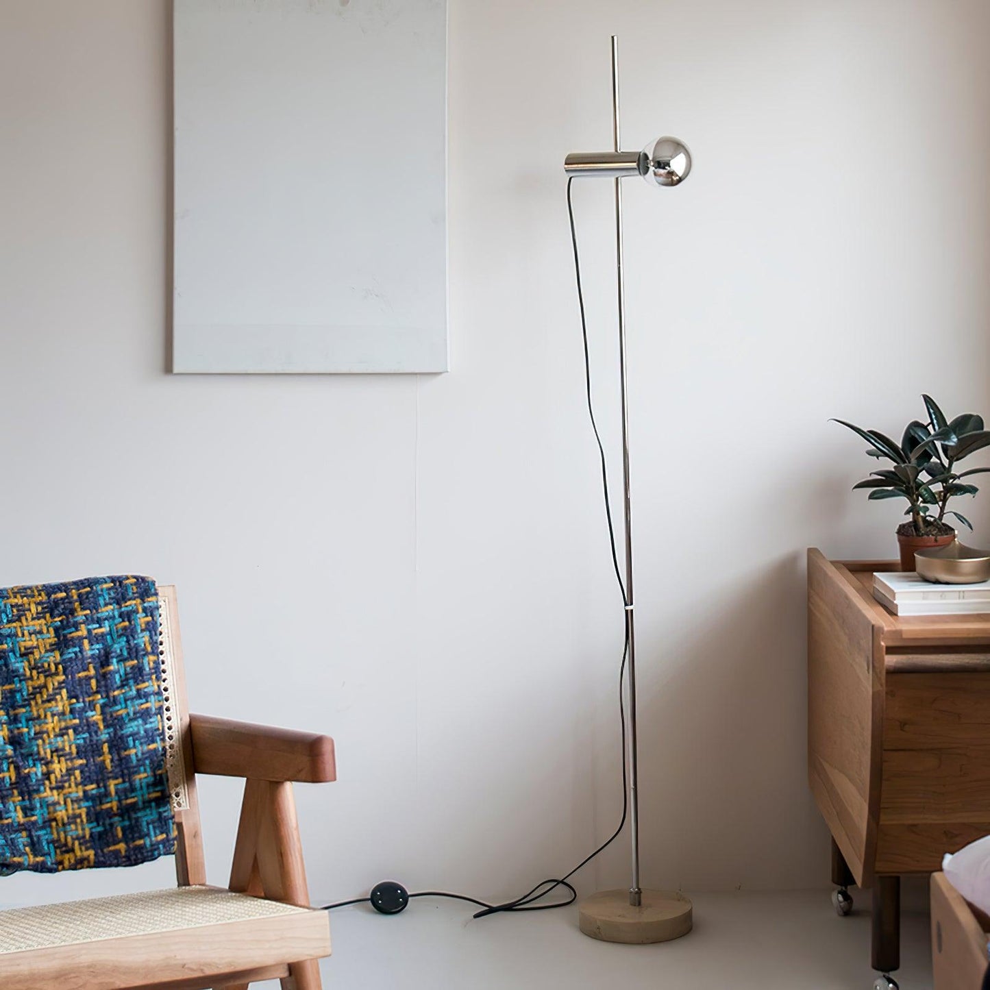 MarbleGlow | Elegant Modern Arc Floor Lamp with Curved Steel Accent 6