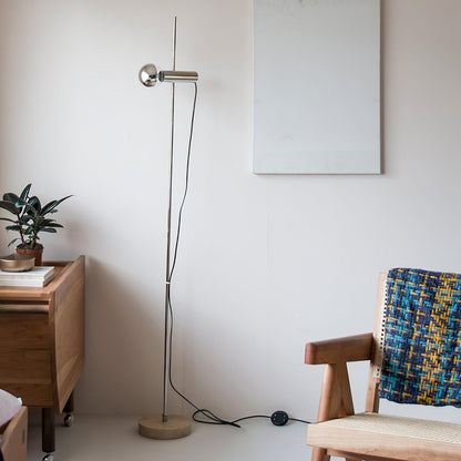 MarbleGlow | Elegant Modern Arc Floor Lamp with Curved Steel Accent 7