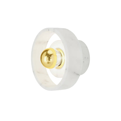 Luxury LED Bathroom Sconce with Marble Finish - Lusomart