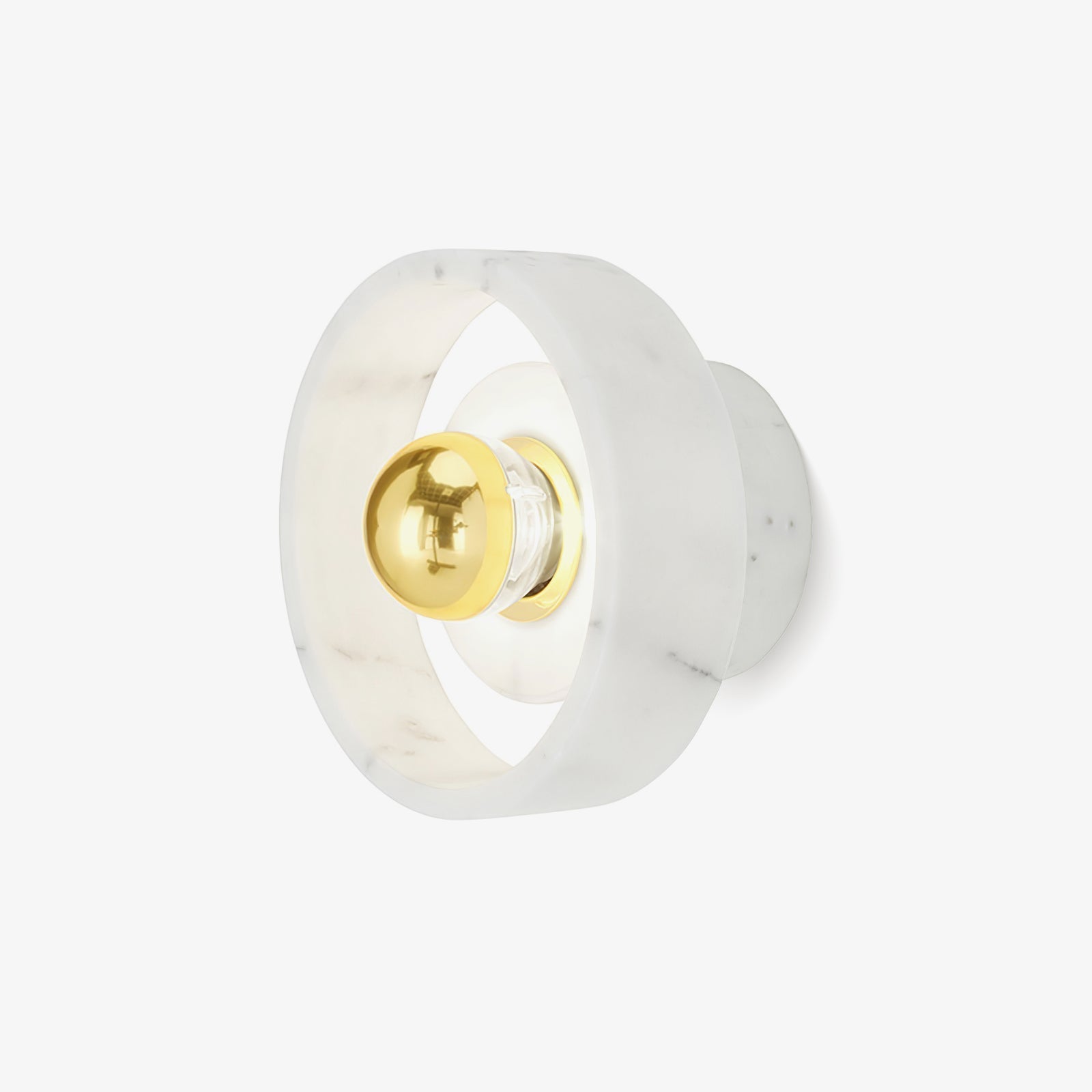 MarbleGlow | Elegant Modern LED Bathroom Wall Lights with Natural Stone Design 1