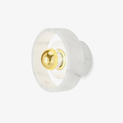 MarbleGlow | Elegant Modern LED Bathroom Wall Lights with Natural Stone Design 1
