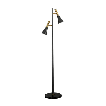 MarbleGlow | Elegant Modern Metal and Marble Floor Lamp 1