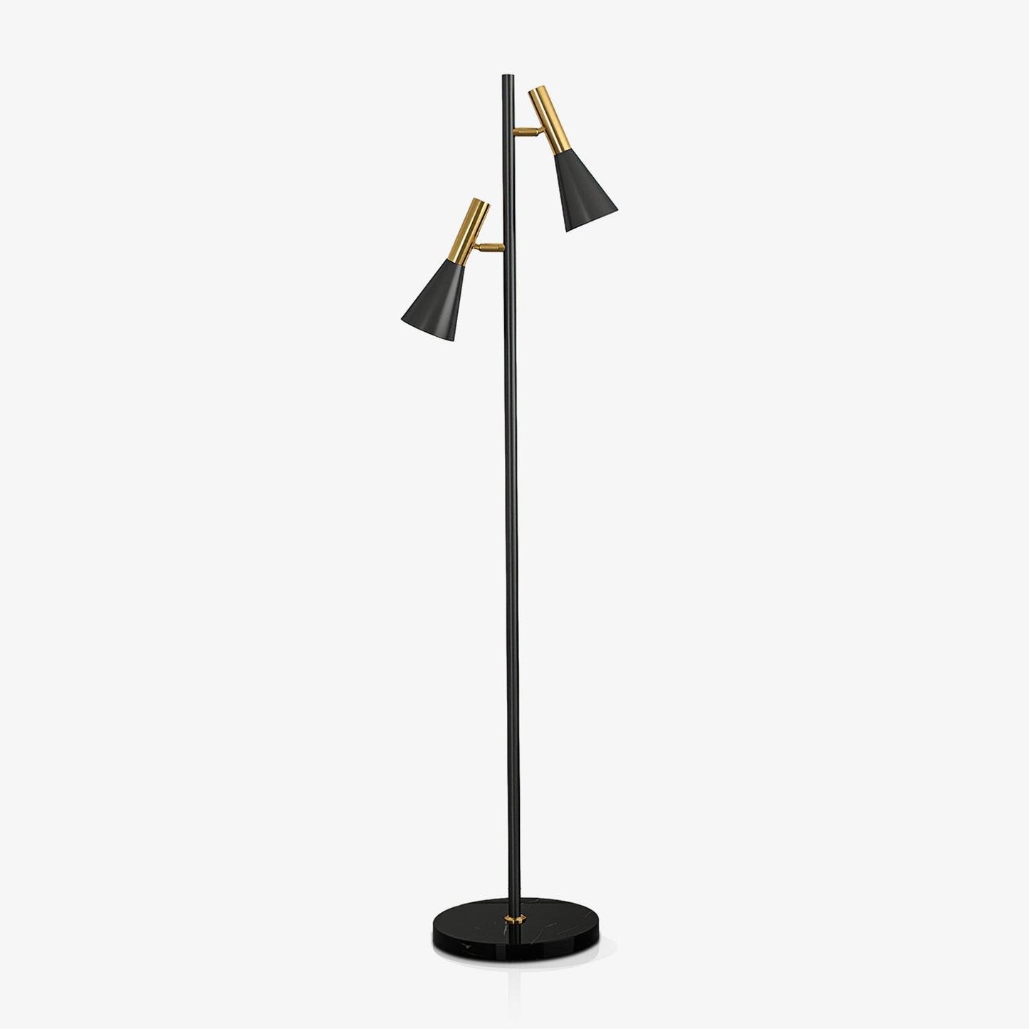 MarbleGlow | Elegant Modern Metal and Marble Floor Lamp 2